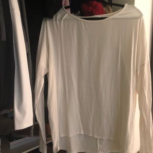 Enti glamour long sleeve drop shoulder top